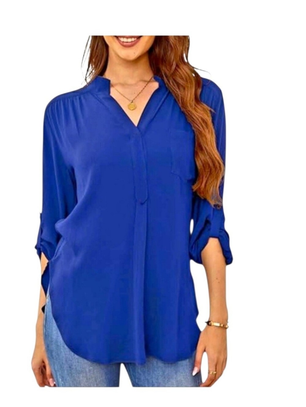 Plus Size Blue Top Size 3X